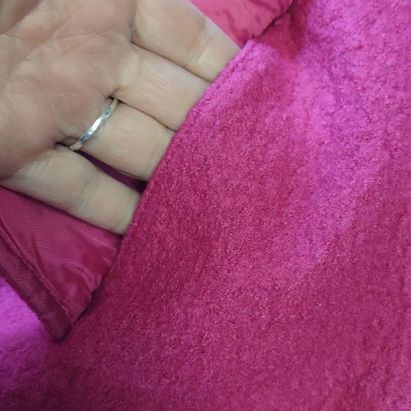 Cato Wool Blend Hooded 2 Button Peacoat Berry Pink XL - Picture 9 of 9